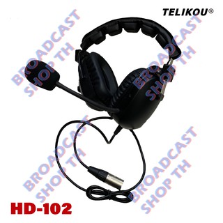 ☆ส่งฟรี☆ หูฟัง Telikou HD-102 DUAL EAR HEADSET