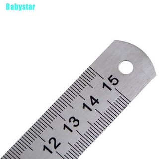 Babystar ไม้บรรทัดสแตนเลส 15 ซม. 6