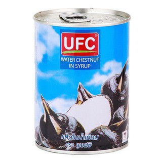 Ufc Water Chestnut In Syrup 567g  ยูเอฟซีน้ำเกาลัดในน้ำเชื่อม 567 กรัม