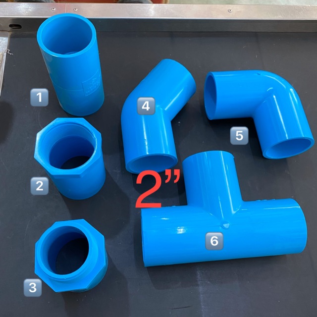 ข้อต่อพีวีซี Pvc ขนาด 2” (สองนิ้ว) ข้อต่อประปาสวมท่อพีวีซี Scg | Shopee  Thailand