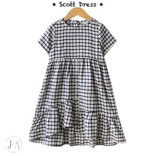 SALE‼️ Scott Dress : เดรสลายสก็อต