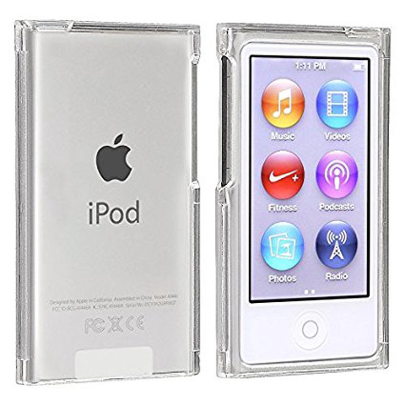 Clear โปร่งใส Hard ด้านหน้าด้านหลังพลาสติกเต็มรูปแบบสําหรับ Apple iPod Nano 7 7TH 8 8TH รุ่นฟิล์ม