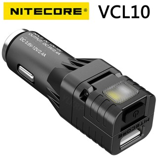 New Nitecore vcl10 QC 3.0 fast charge emergency broken window emergency lighting safety warning multi-function car charger