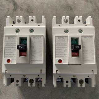 เบรกเกอร์ 3p 50A,63A หน้าขาว NO-FUSE BREAKER