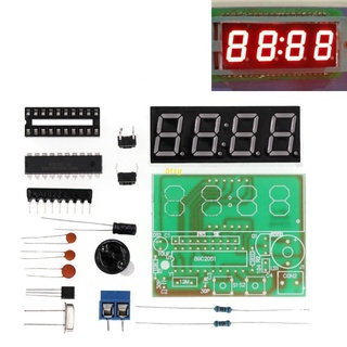 Btsg บอร์ดบัดกรีนาฬิกาดิจิทัล 4-bit DIY สําหรับฝึกบัดกรี