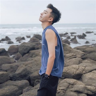เสื้อกั๊กแขนกุด ทรงหลวม สไตล์เกาหลี ฮ่องกง ฤดูร้อน สําหรับผู้ชาย
