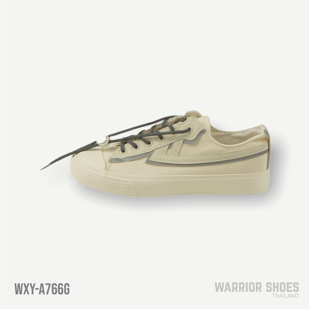 Warrior shoes รองเท้าผ้าใบ รุ่น WXY-A766G สี White/ Gray