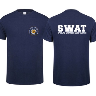 [COD]เสื้อยืด พิมพ์ลายตํารวจ Gotham City International Police Gcpd Swat Gotham สําหรับผู้ชาย