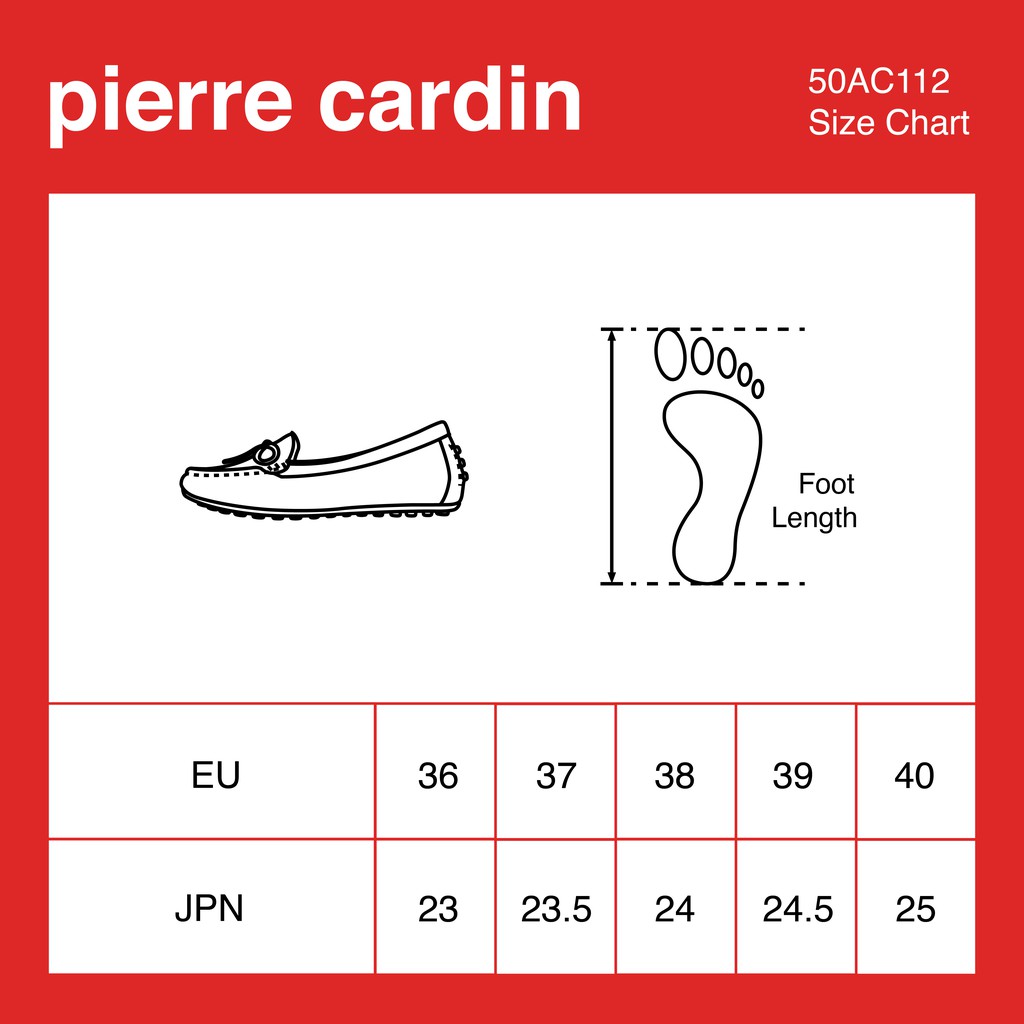 Pierre Cardin รองเท้าคัทชูผู้หญิง ส้นแบน อ็อกซ์ฟอร์ด นุ่มสบาย ผลิตจากหนังแท้ สีดำ รุ่น 50AC112