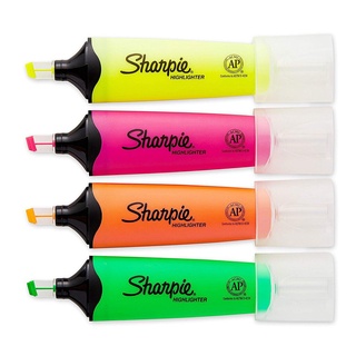 Sharpie Clear View ไฮไลท์ (รุ่นหัวใหญ่) หัวใสมองเห็นได้ หัวหมุนได้ 360 องศา