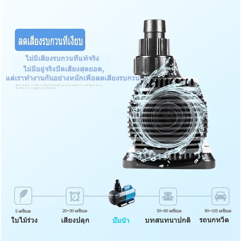 SOBO ปั๊มน้ำตู้ปลา 70W 9000LH ปั๊มตู้ปลา น้ำพุน้ำตก ปั๊มบ่อปลา ปั้มปลา ...