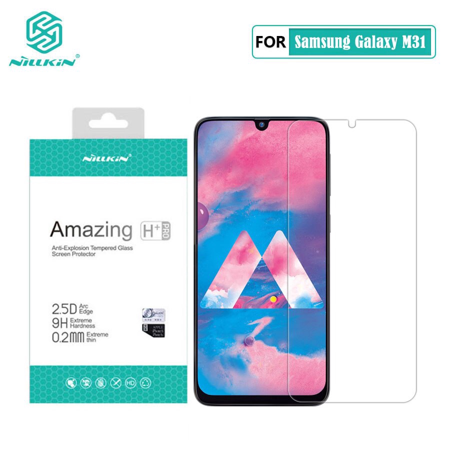สําหรับ Samsung Galaxy M31 แก้ว Nillkin H + Pro 0.2 มม.ป้องกันหน้าจอกระจกนิรภัยสําหรับ Samsung Galax