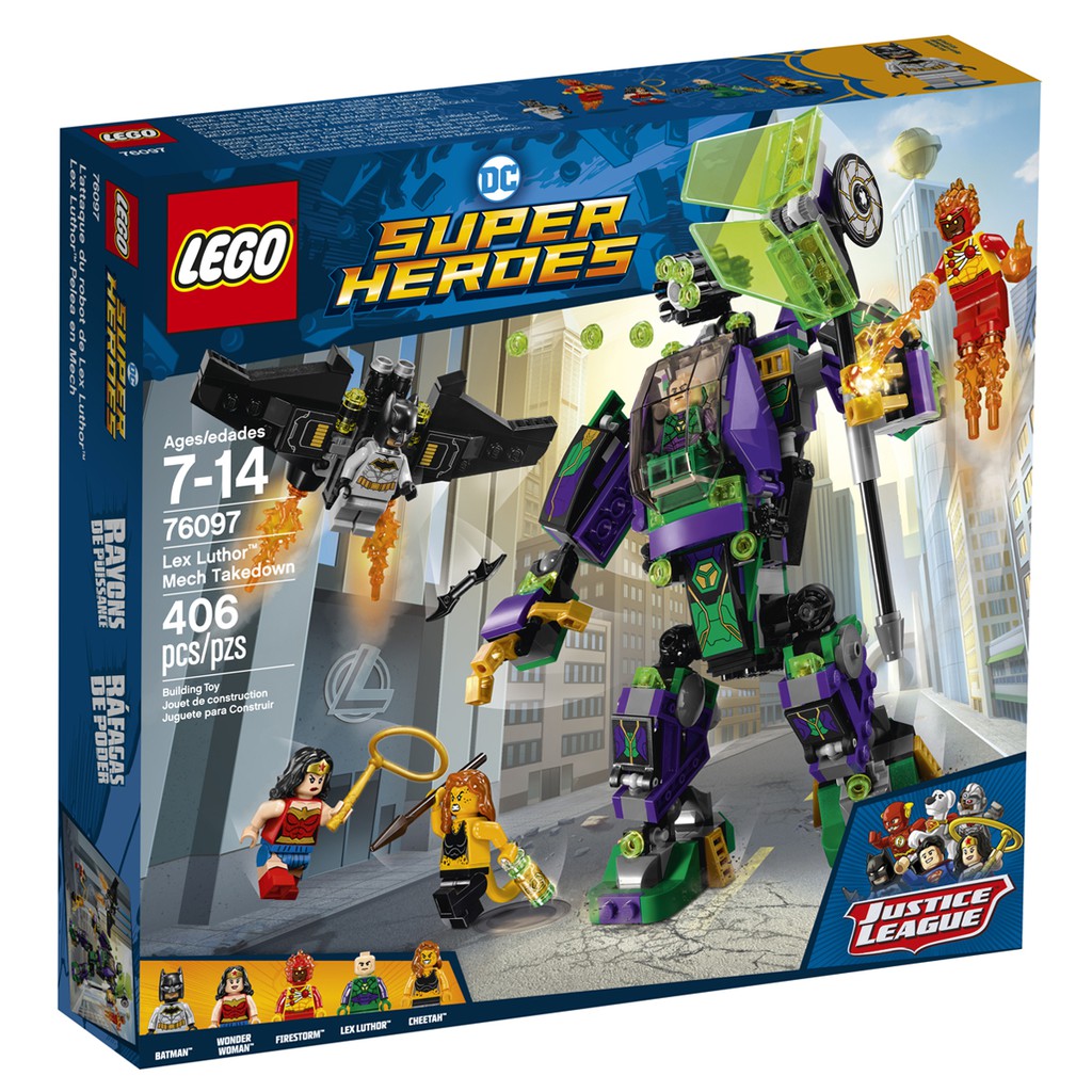 76097 : LEGO DC Super Heroes Justice League  Lex Luthor Mech Takedown