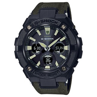 นาฬิกา Casio G-Shock G-STEEL รุ่น GST-S130BC-1A3 (สายผ้า CORDURA สีเขียว) ของแท้ รับประกัน1ปี