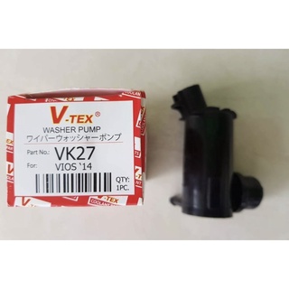 มอเตอร์ฉีดน้ำฝนหน้า ฝาท้าย TOYOTA YARIS " 14 -18 VIOS 14 -21 โตโยต้า ยาริส 2014 -2018 วีออส รุ่น3 2014 -2021