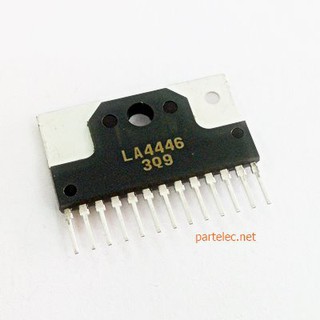 LA4446 two-channel 5.5W AF power amplifier IC for car stereo systems