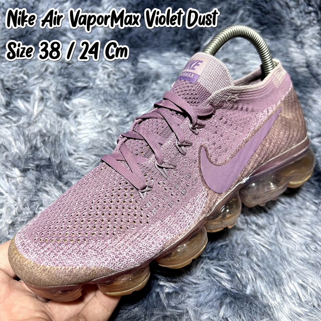 Nike Air VaporMax Violet Dust Size 38 / 24 Cm รองเท้าผ้าใบมือสอง คุณภาพดี ราคาสบายกระเป๋า