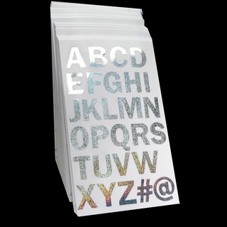 สติ๊กเกอร์ ABC สะท้อนแสง A to Z Sticker กันน้ำ