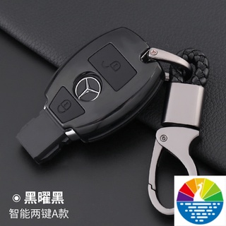 พร้อมส่ง เคสกุญแจรีโมทรถยนต์ คาร์บอนไฟเบอร์ สําหรับ BENZ A class W176 E250 W205 AMG W204 GLC GLA CLA C300 X247 c118