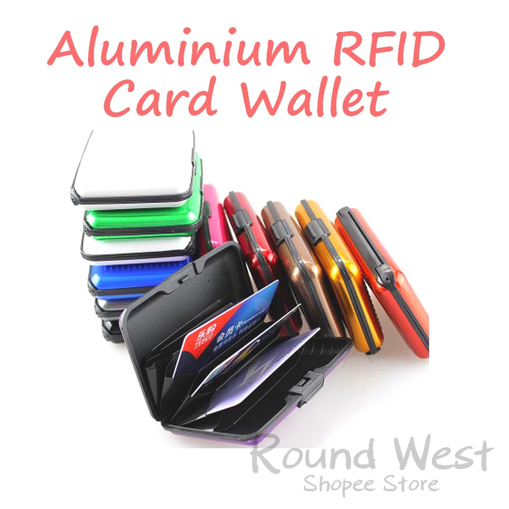 [PROBLEM Dented Penyok] อลูมิเนียม RFID Card Case กระเป๋าสตางค์พลาสติก Kes Ked Kredit Aloi อลูมิเนีย