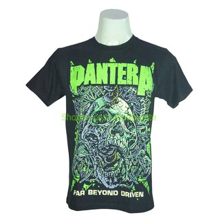 เสื้อวง Pantera เสื้อไซส์ยุโรป แพนเทอรา PTA1206 เสื้อยืดวงดนตรีร็อค