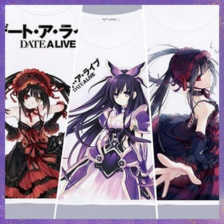 เสื้อยืด พิมพ์ลายอนิเมะ DAL Tokisaki Kurumi สไตล์ญี่ปุ่น สําหรับผู้ชาย