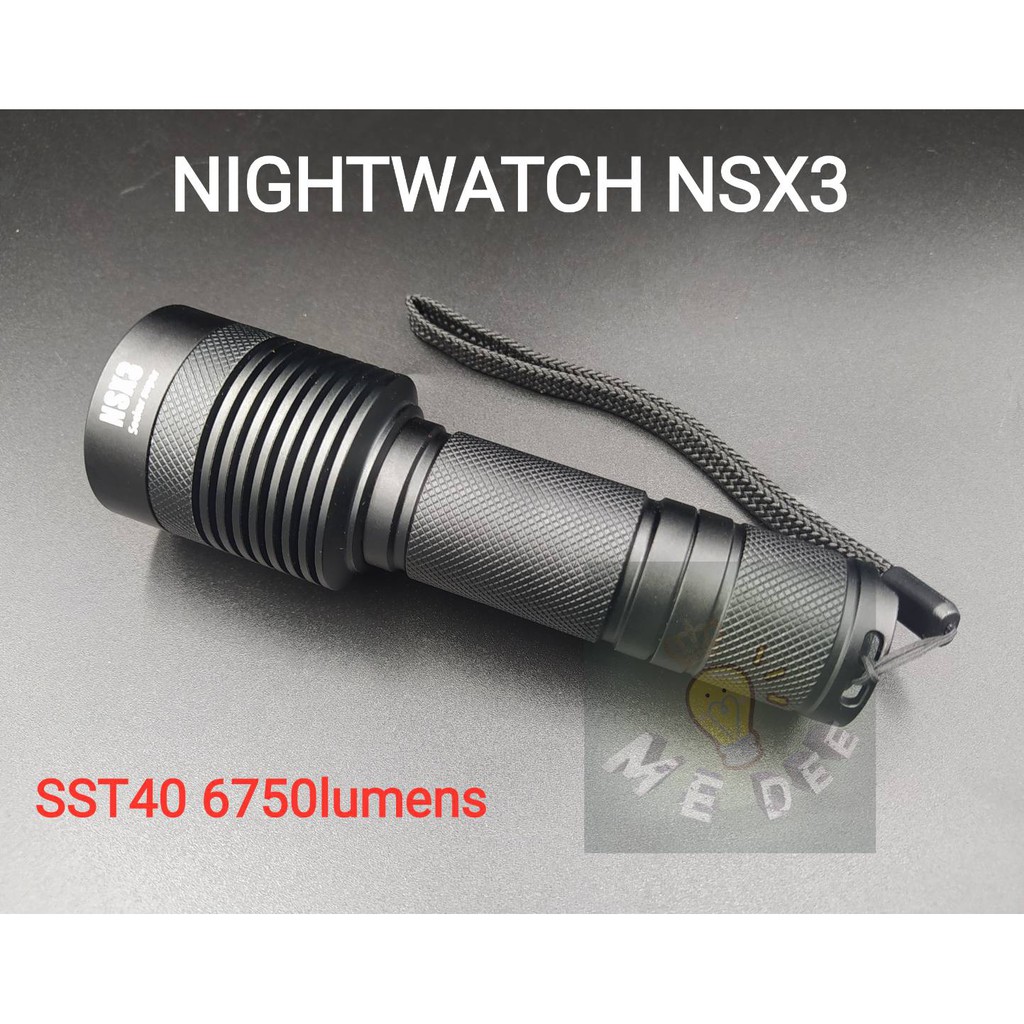 ไฟฉายแรงสูง Nightwatch NSX3 SST40 6750lumens