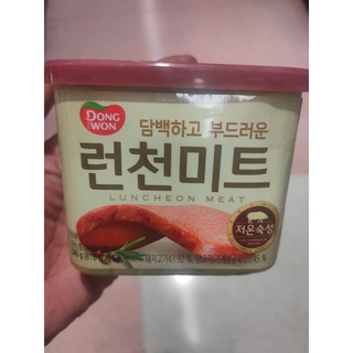 ดงวอน เนื้อหมูและไก่บดปรุงรส 340กรัม DONGWON LUNCHEON MEAT 340G.