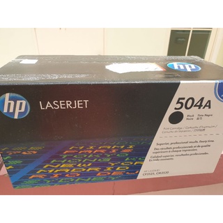 [ลด 80บ. โค้ด ENTH119]HP 504A CE250A Black ตลับหมึกโทนเนอร์ สีดำ ของแท้กล่องไม่สวยนะคะ