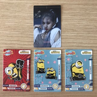 Card สะสม Blackpink และ Campus Minions