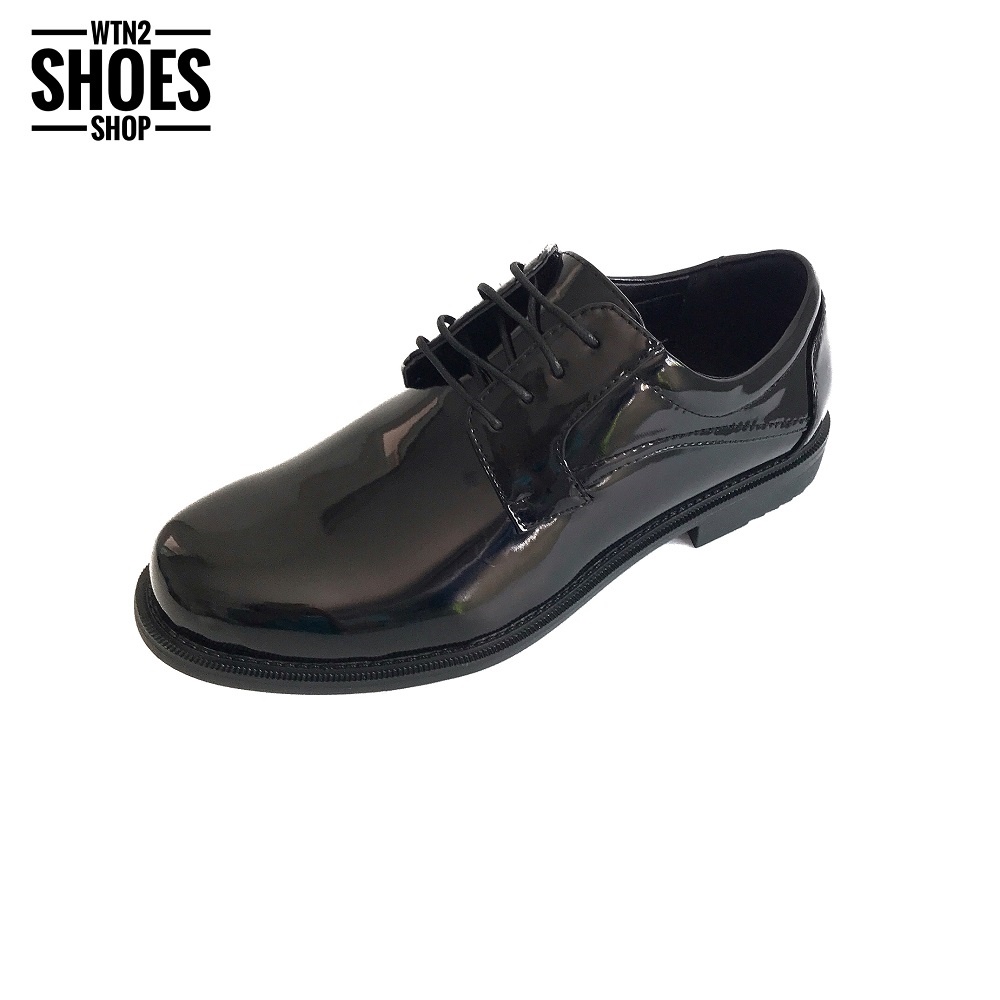 รองเท้าคัทชูชายหนังแก้ว Baoji BJ8001 สีดำ รองเท้าหนังชาย by WTN2 SHOES SHOP