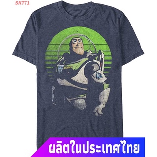 เสื้อยืดแขนสั้น Fifth Sun Mens Disney Pixar Toy Story Sight On Stars T-Shirt Short sleeve T-shirtsd7R