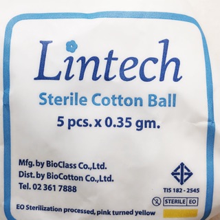 สำลีก้อนสเตอร์ไรด์ Lintech