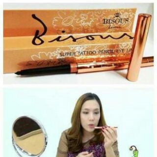 บีซู บีซู อายไลเนอร์หัวดินสอ
Bisous Bisous Super Tattoo Pencil Eyeliner แท้