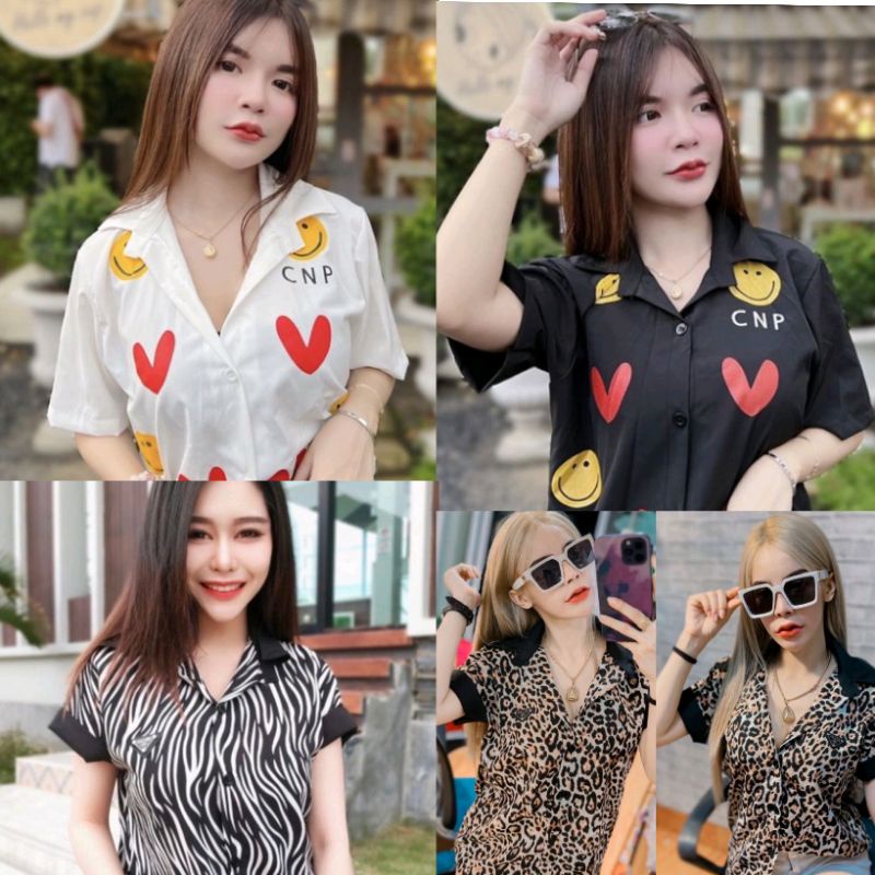 NP4 (1-24)แขนสั้น ร้านที่ส่งไว ดูขนาดจากภาพนะคะ 15