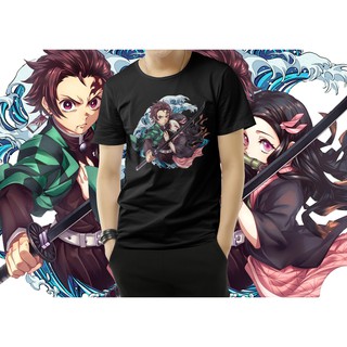 เสื้อยืด ดาบพิฆาตอสูร kimetsu no yaiba Demon Slayer  เด็ก และ ผู้ใหญ่