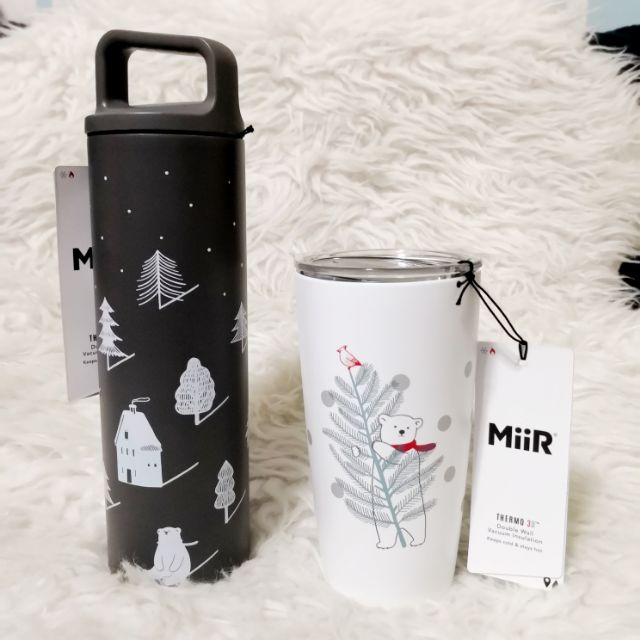 แก้วน้ำและขวดน้ำ Stainless Polar Bear  2019 Starbucks Thailand + MiiR X'Mas