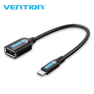 Vention สายต่อ Micro USB OTG USB 2.0 ตัวผู้ ตัวเมีย สำหรับ มือถือ แท็บเล็ต CCU