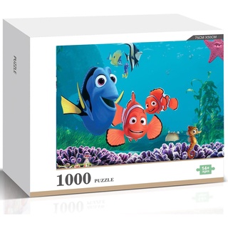 จิ๊กซอว์ปริศนา รูปแอนิเมชั่น Pixar Finding Nemo เหมาะกับของขวัญ สําหรับผู้ใหญ่ และเด็ก ตกแต่งบ้าน จํานวน 1000 ชิ้น