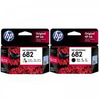 HP 682 BK + 682 COL For For : HP DeskJet Plus Ink Advantage 6000 series HP DeskJet Plus Ink Advantag