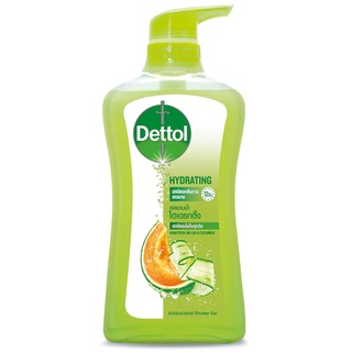 SuperSale63 เจลอาบน้ำ 450ML เดทตอล Dettol ครีมอาบน้ำ ระงับแบคทีเรีย เป็นหนึ่งด้านความสะอาด ไฮเดรทติ้ง 450ML