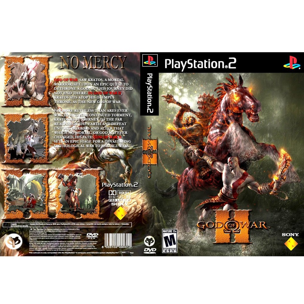 เกมส์ God of War II (USA) (PS2) สำหรับเครื่องที่แปลงระบบแล้วเท่านั้น