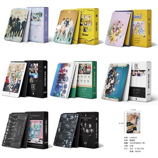 54pcs โปสการ์ด bts สําหรับตกแต่งห้อง KPOP BTS BUTTER GOT 7 Black pink EXO Cards Photocard Collectibles