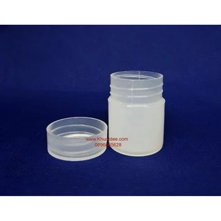 ขวด 8 มล.(100 ใบ) พลาสติก สีขาวขุ่น (สำหรับพิมเสนน้ำ)