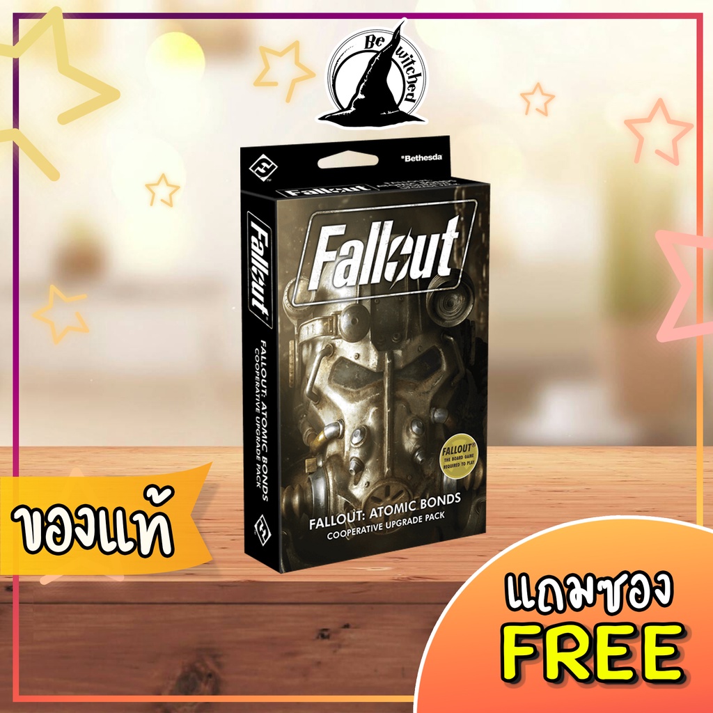 Fallout Atomic Bonds Board Game แถมซองใส่การ์ด Zo 60 alisa.gam ThaiPick