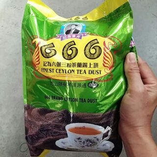 (1กก.) ชาดำ100% :ชาผงซีลอน ตรา 666 : Ceylon Tea Dust