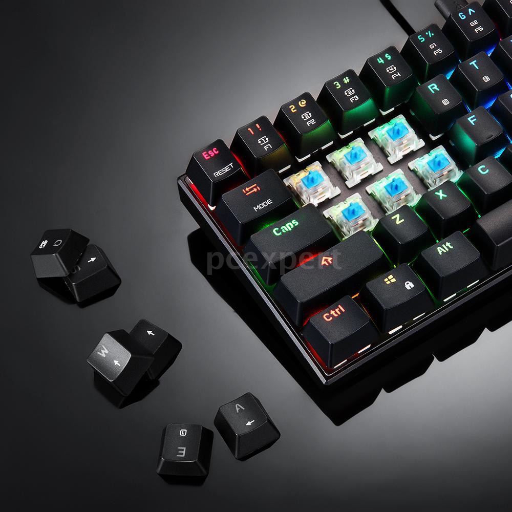 [ลดราคาวันเดียว!] PCER MOTOSPEED CK61 RGB Mechanical Gaming Keyboard ...