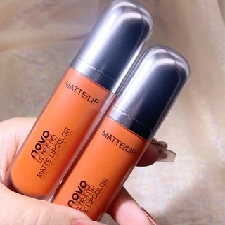 ลิปสติก ลิปทินท์ เนื้อแมตต์ กํามะหยี่ สีแดง เซ็กซี่ กันน้ํา ติดทนนาน ไม่ติดถ้วย