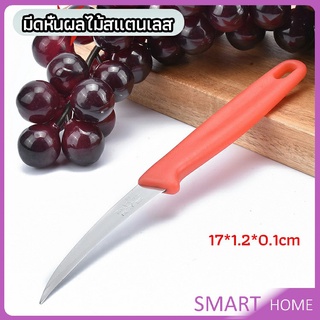 SMART มีดคว้าน มีดแกะสลัก มีดด้ามแดง มีดแกระสลักในตำนาน  stainless steel fruit knife