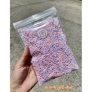 ✅เม็ดโฟมคละสีพาสเทล/วัสดุตกแต่งประดิษฐ์DIY/ใส่กล่องของขวัญ/ปัจฉิม